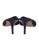Christian Lacroix Suede Crystal Embellishments Mules