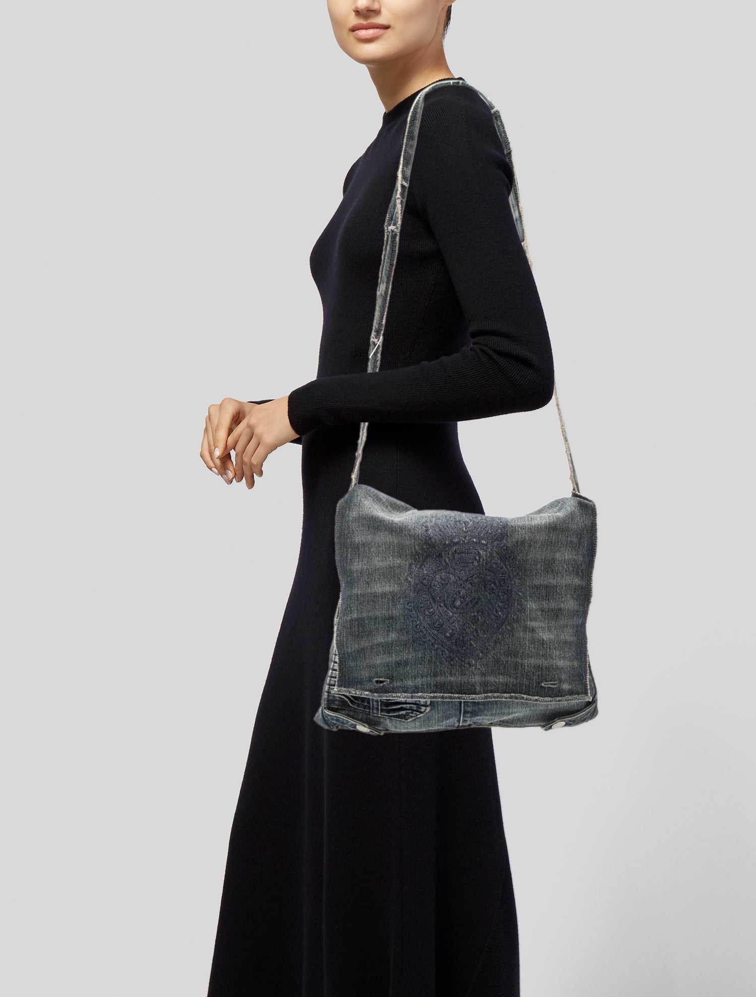 Christian Lacroix Denim Crossbody Bag