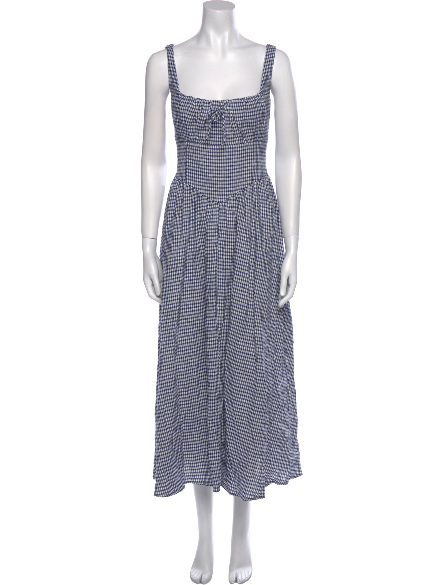 Christian Lacroix Plaid Print Long Dress