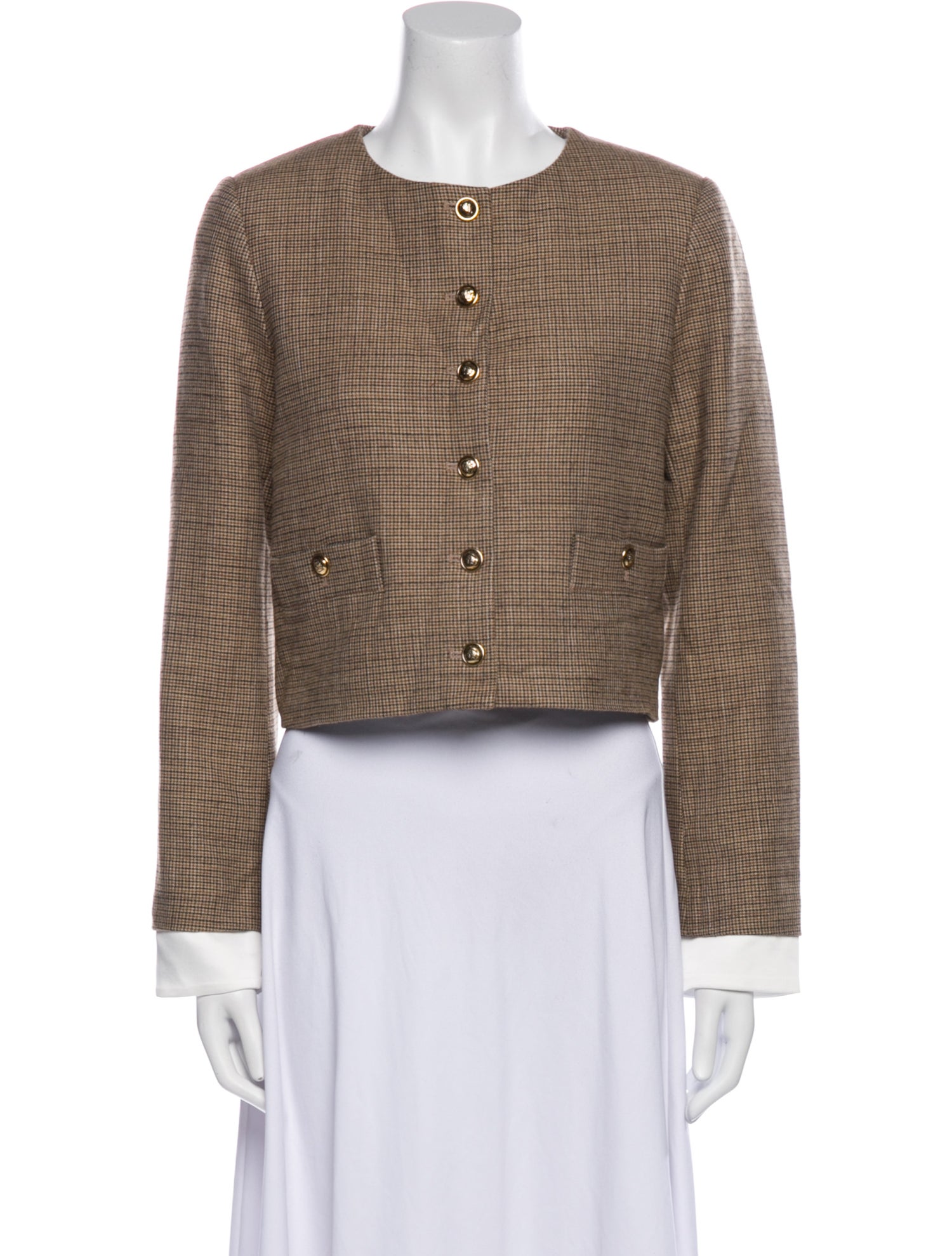 Christian Lacroix Plaid Print Jacket