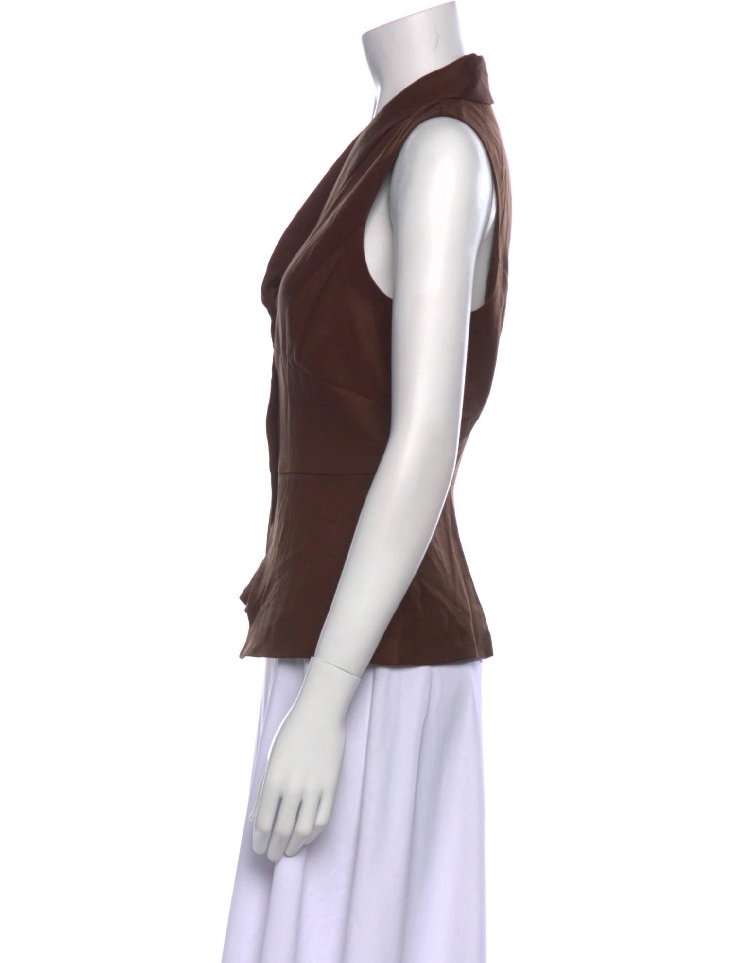 Christian Lacroix V-Neck Sleeveless Top