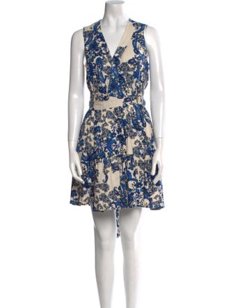 Christian Lacroix Floral Print Mini Dress