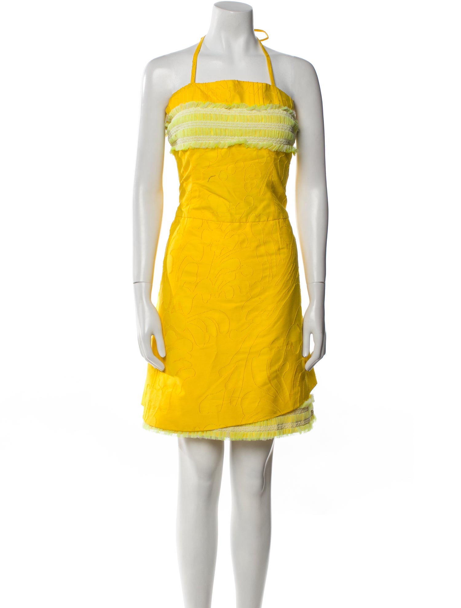 Christian Lacroix Halterneck Mini Dress