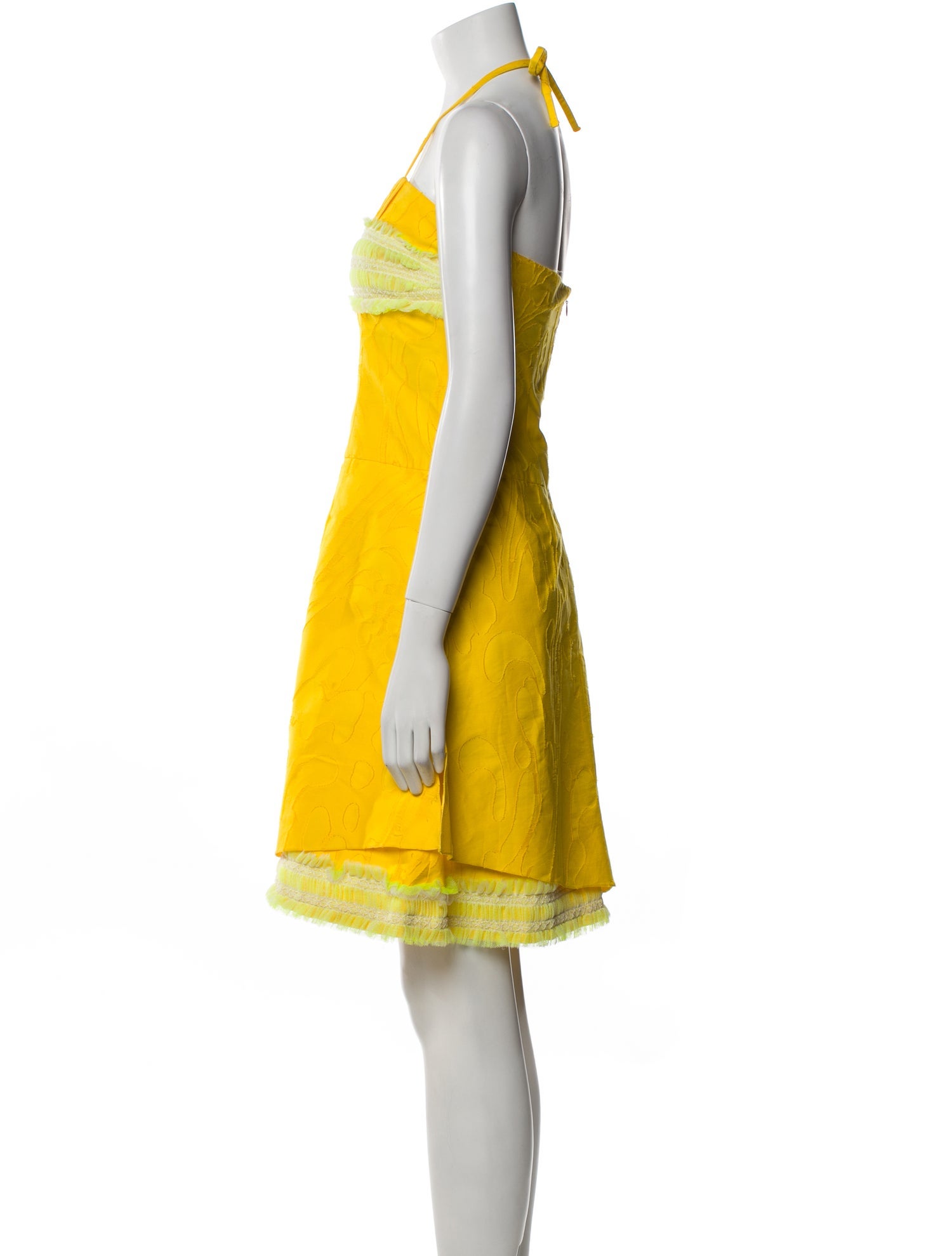 Christian Lacroix Halterneck Mini Dress