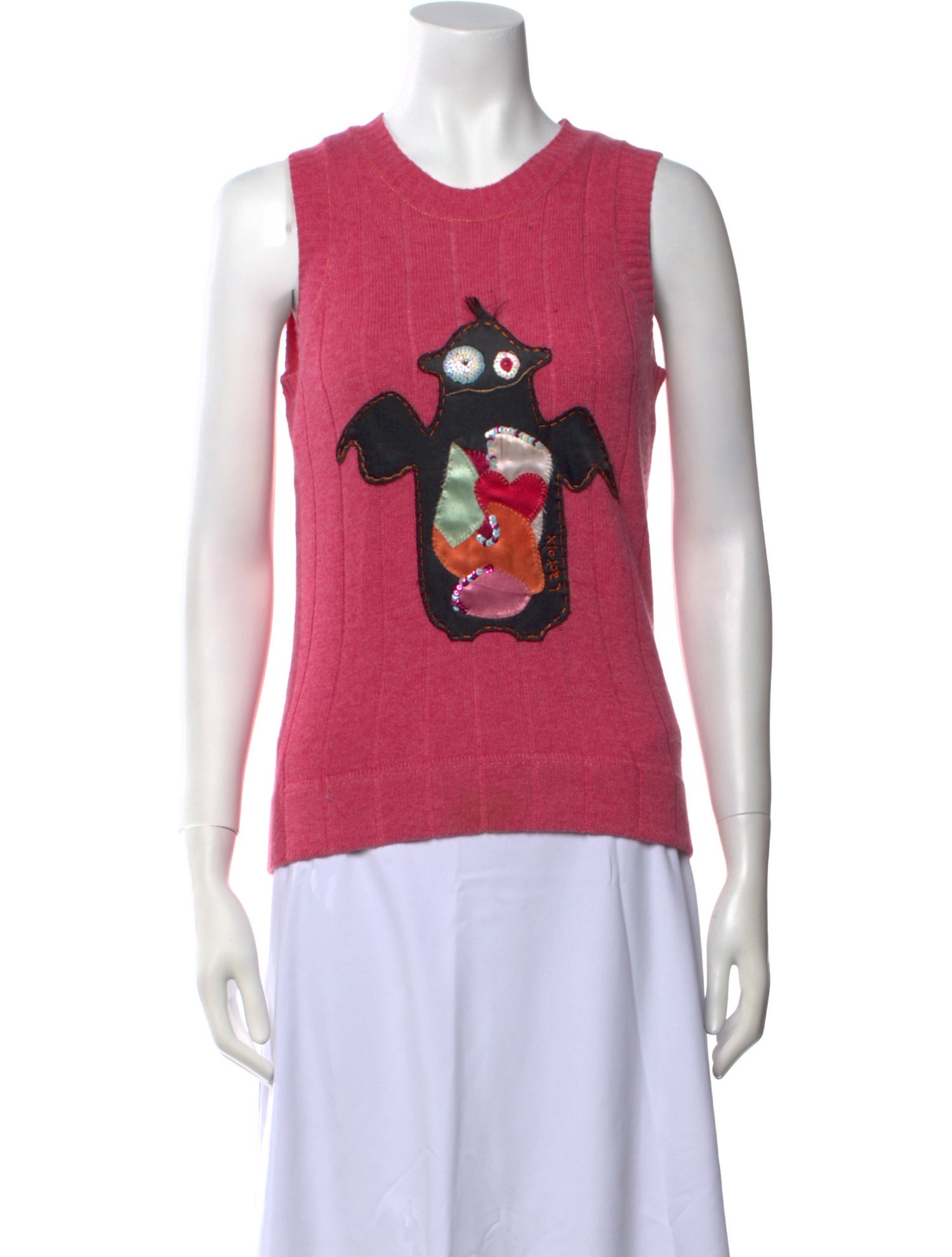 Christian Lacroix Graphic Print Crew Neck Top