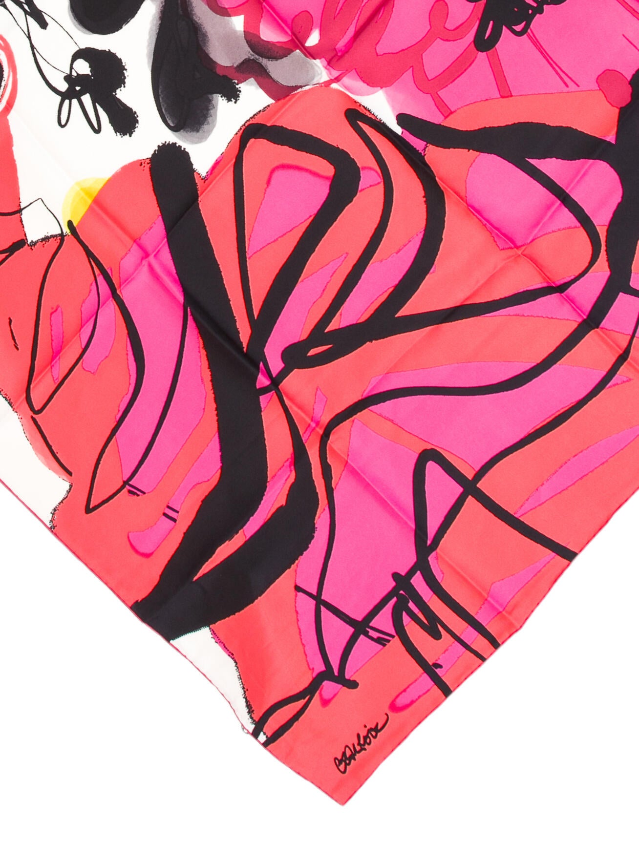 Christian Lacroix Silk Printed Scarf w/ Tags