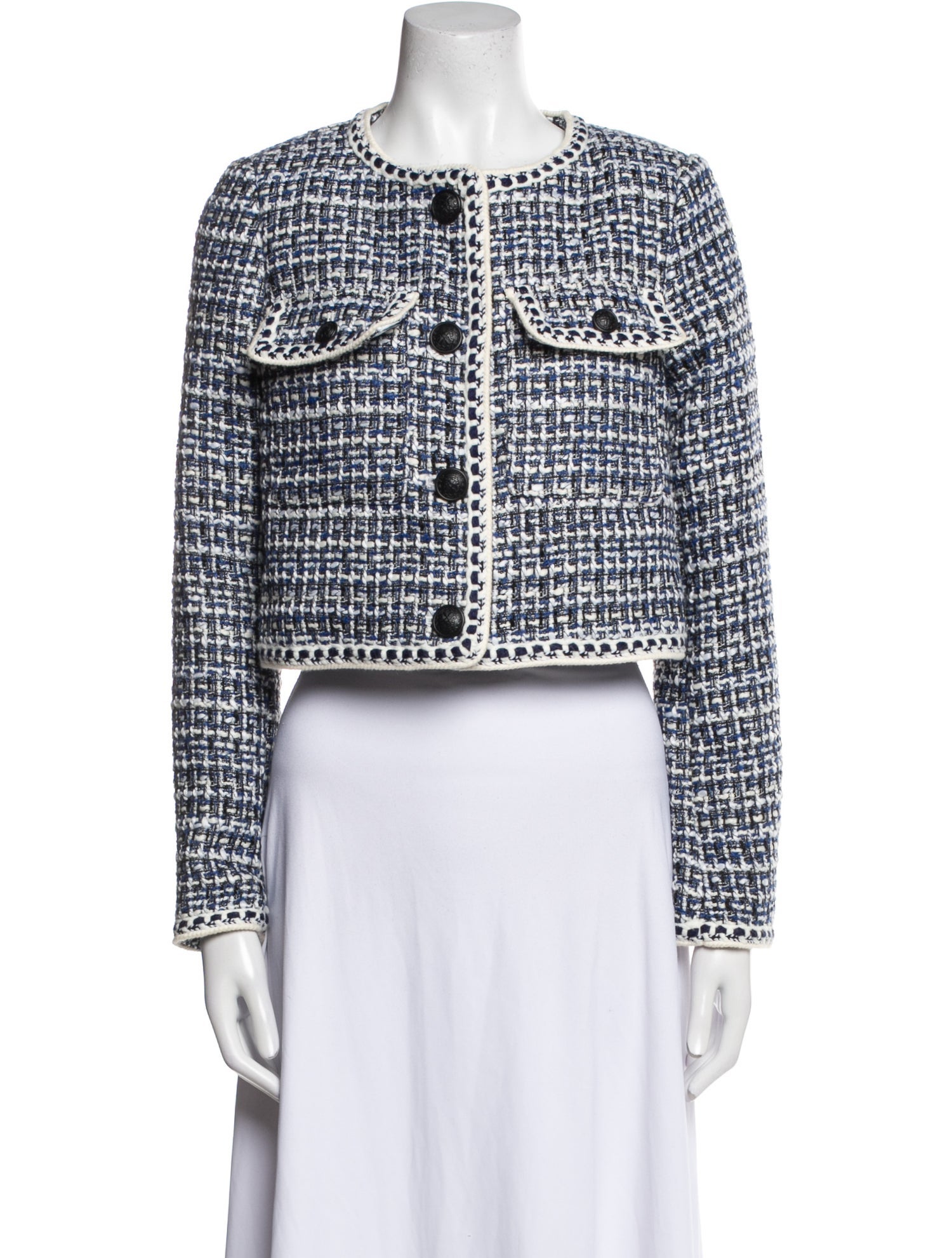 Christian Lacroix Tweed Pattern Evening Jacket
