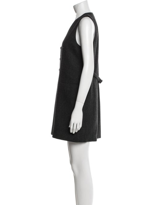 Christian Lacroix V-Neck Mini Dress