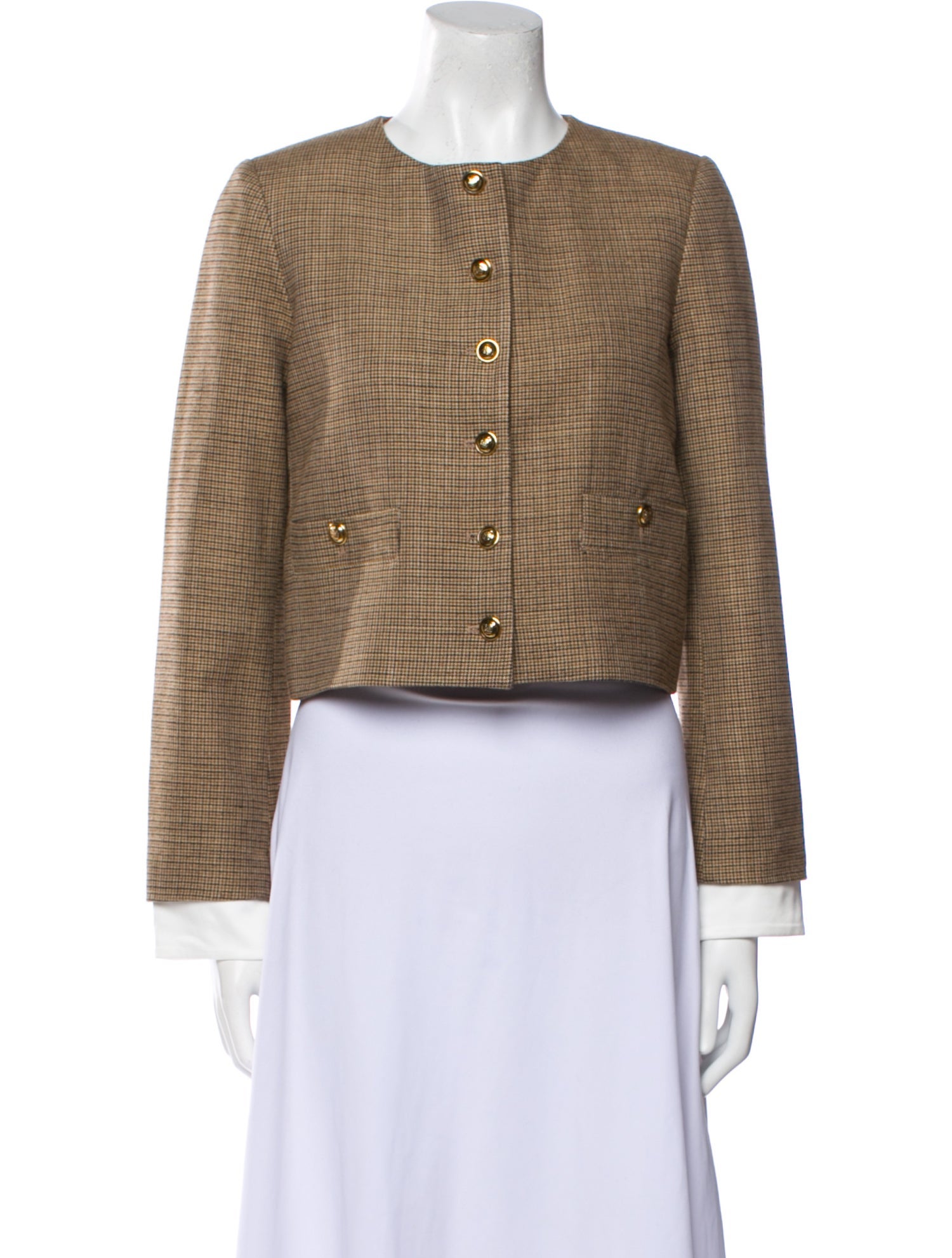 Christian Lacroix Plaid Print Evening Jacket w/ Tags