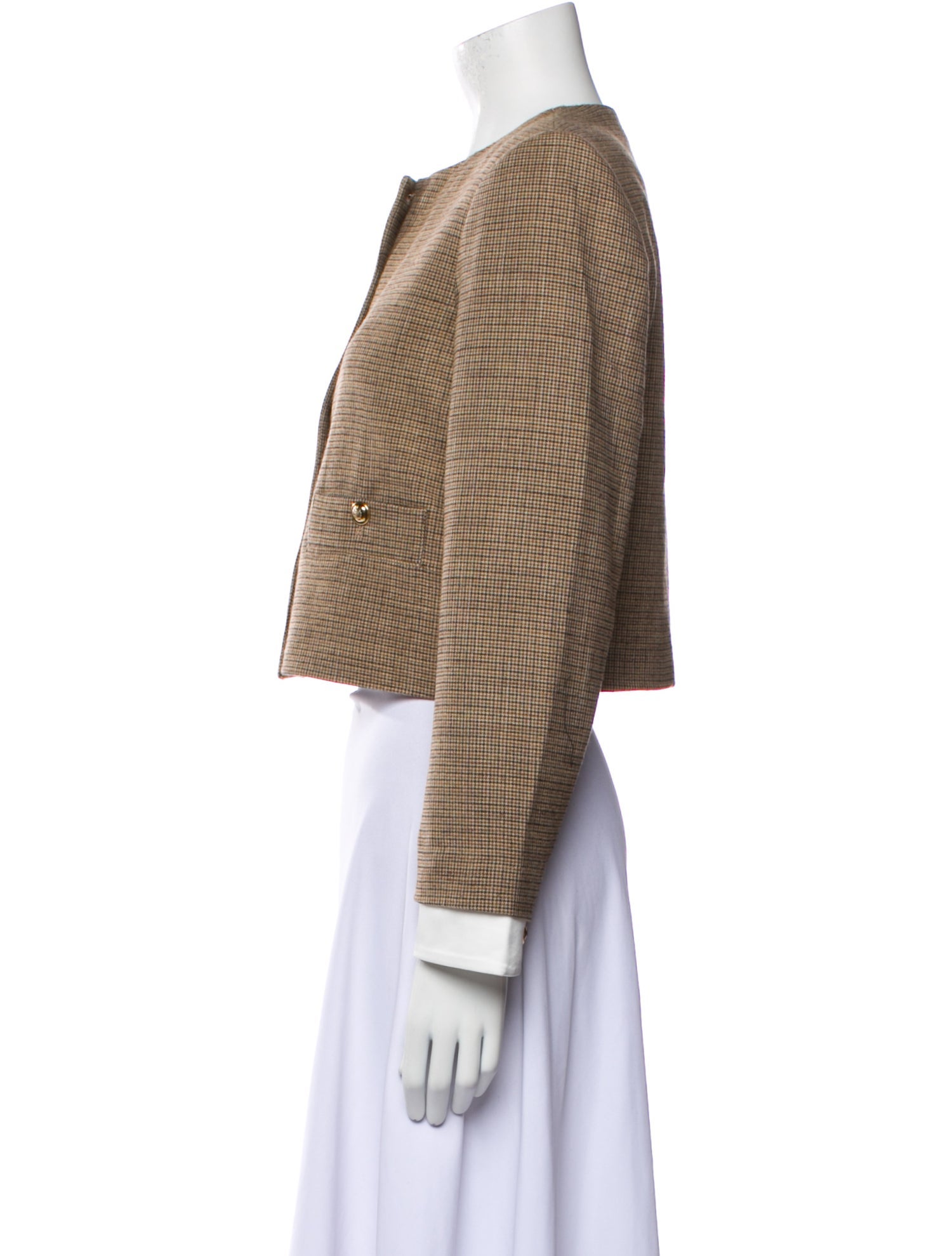 Christian Lacroix Plaid Print Evening Jacket w/ Tags