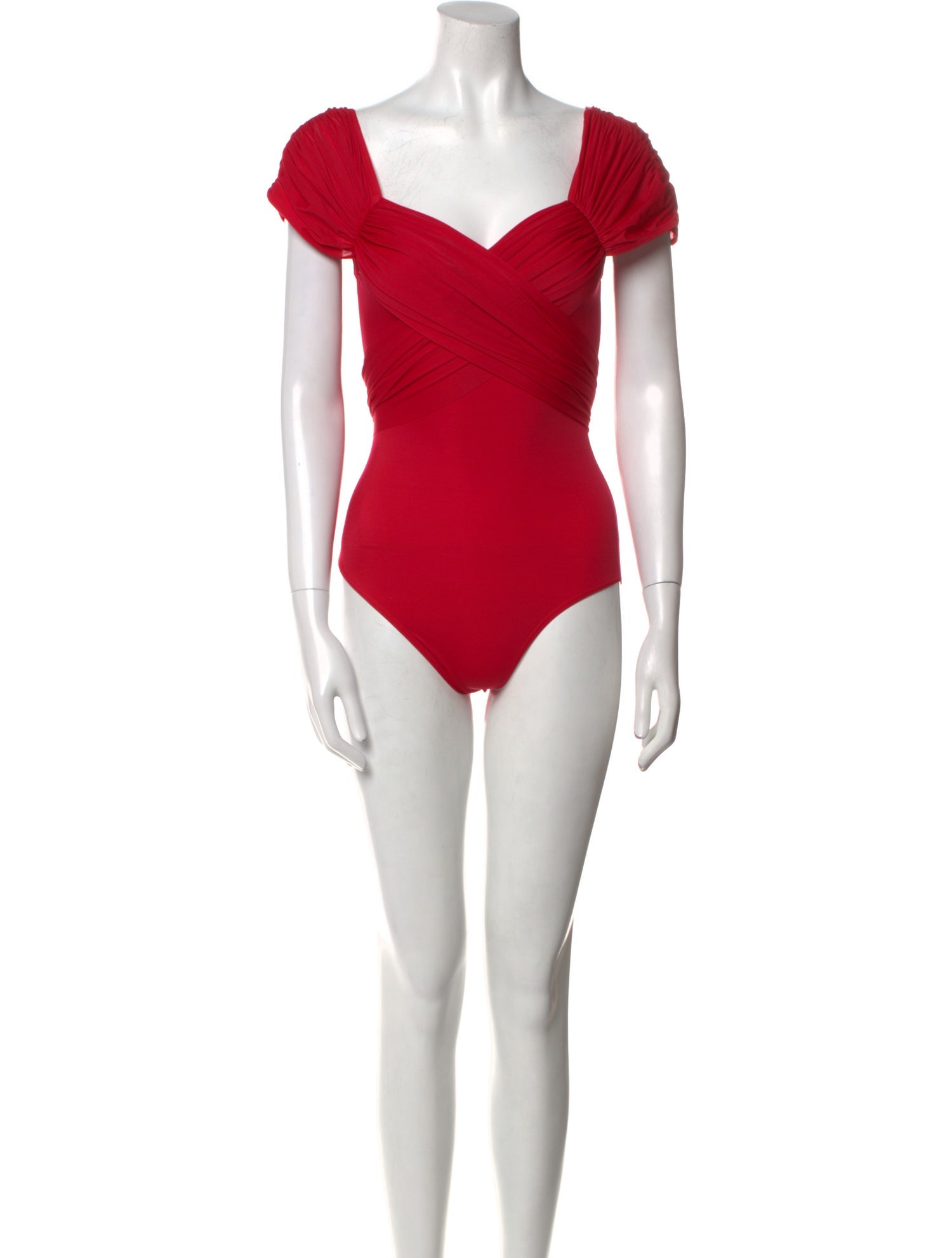 Christian Lacroix Square Neckline Short Sleeve Bodysuit