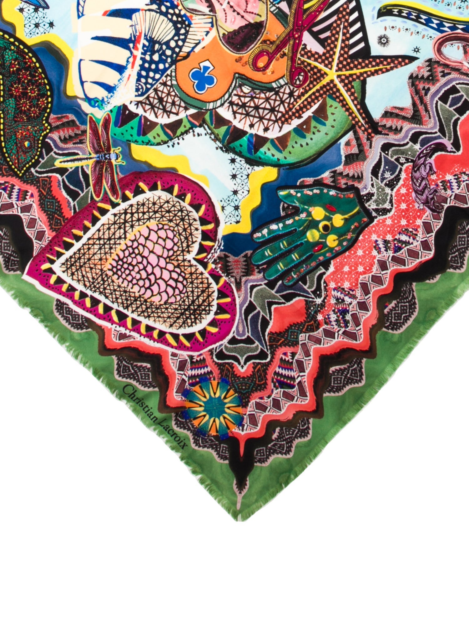 Christian Lacroix Silk Printed Scarf