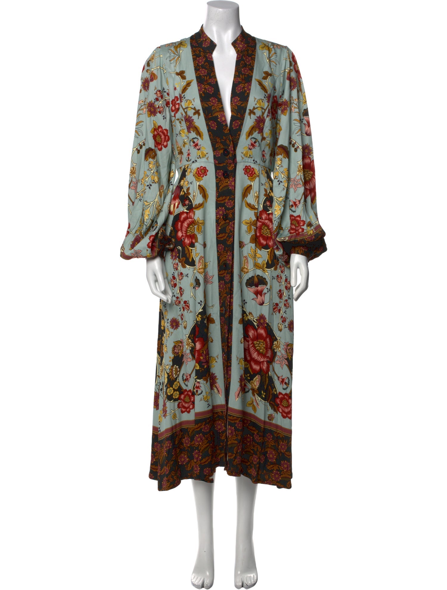 Christian Lacroix Floral Print Long Dress