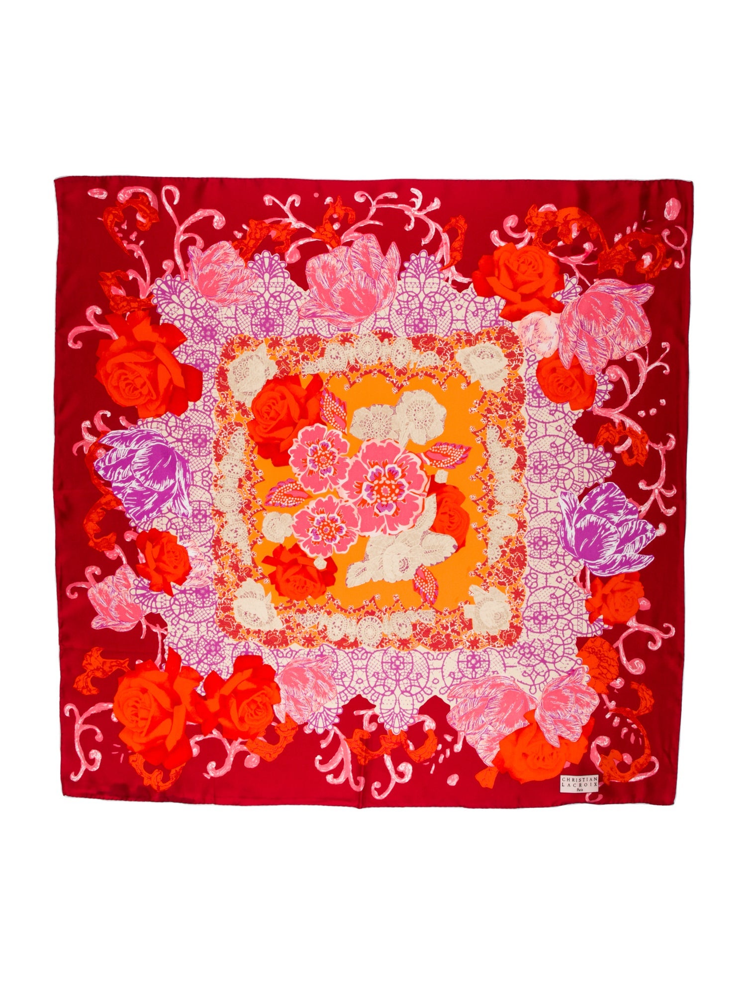 Christian Lacroix Silk Printed Scarf