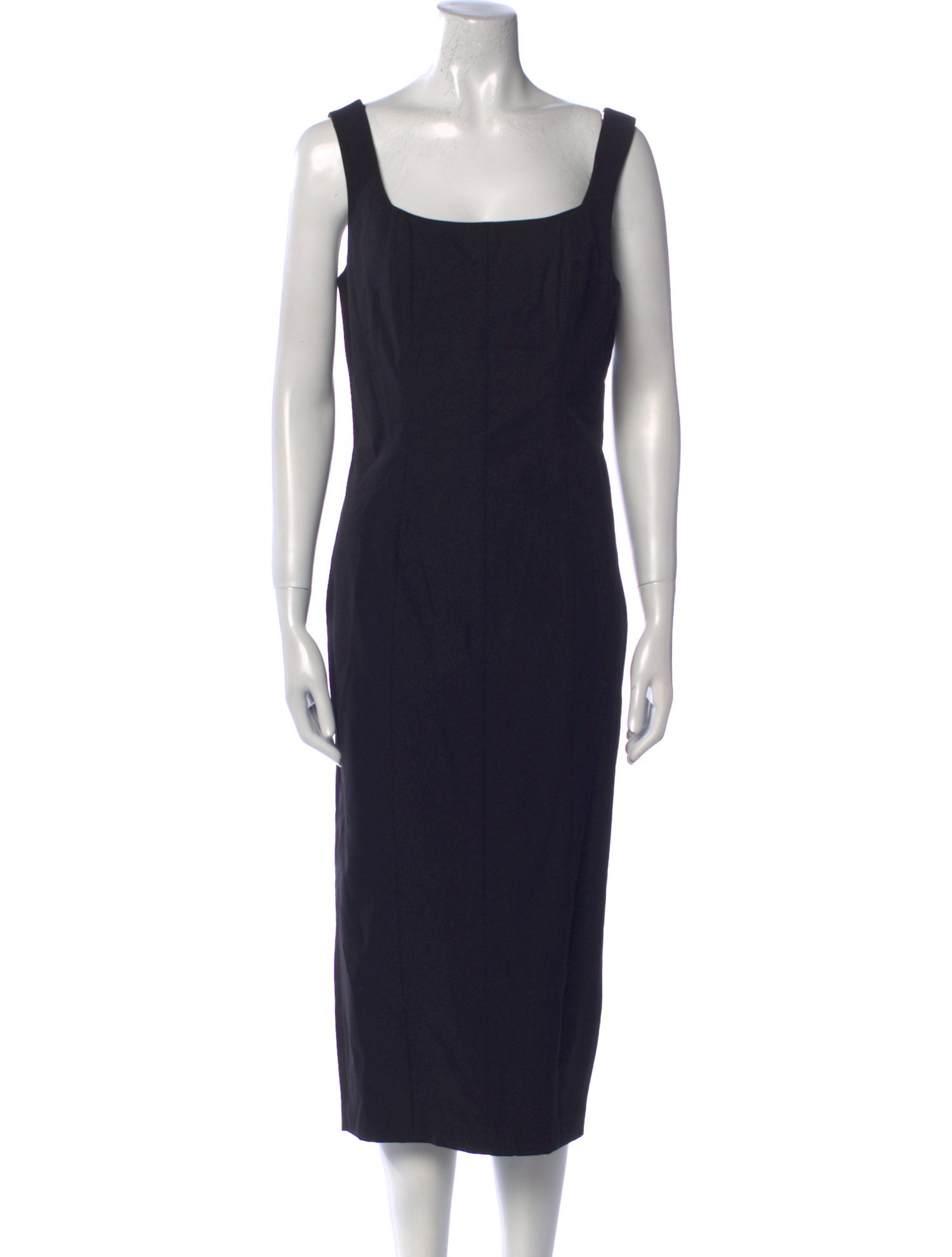 Christian Lacroix Square Neckline Midi Length Dress
