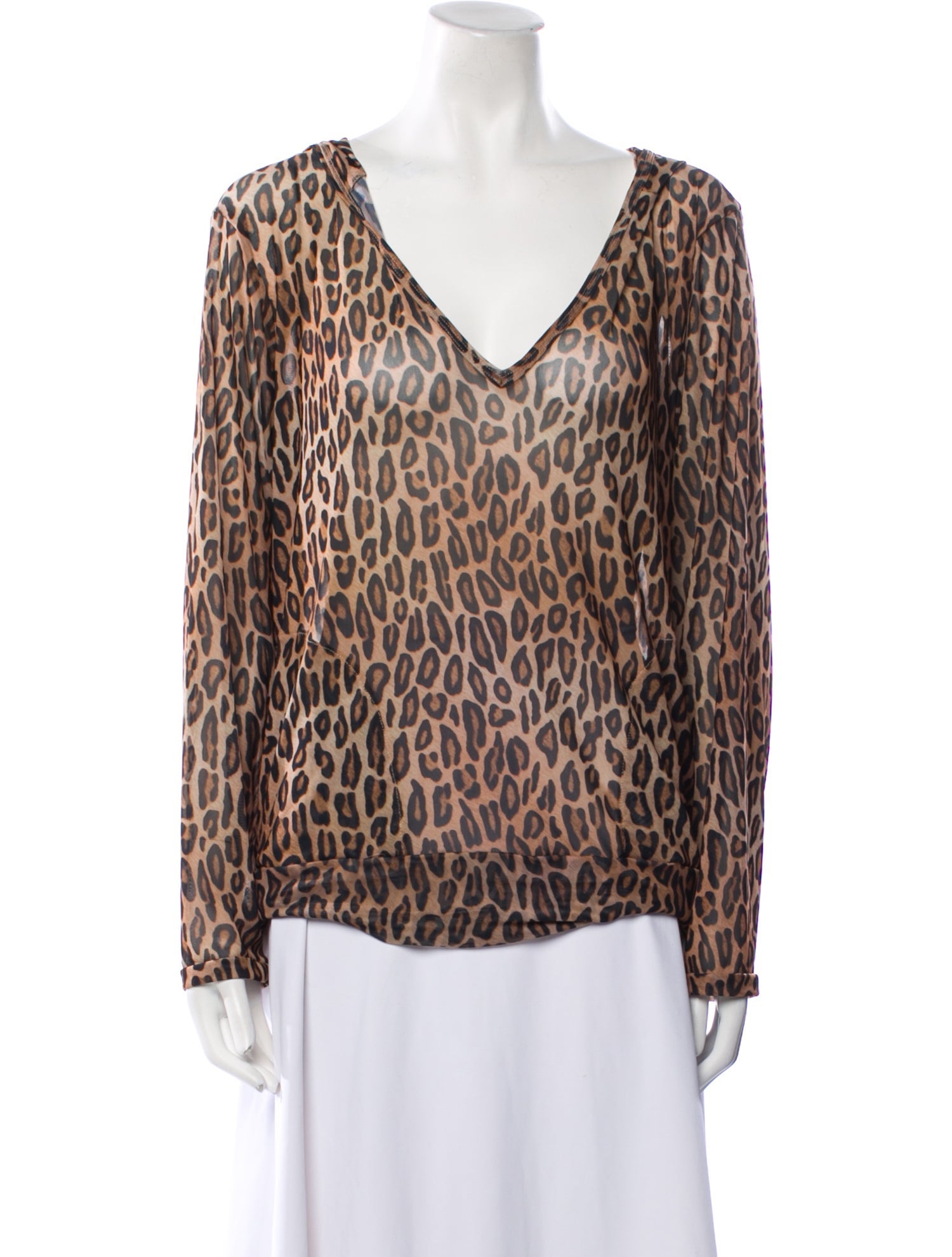 Christian Lacroix Animal Print Cover-Up w/ Tags