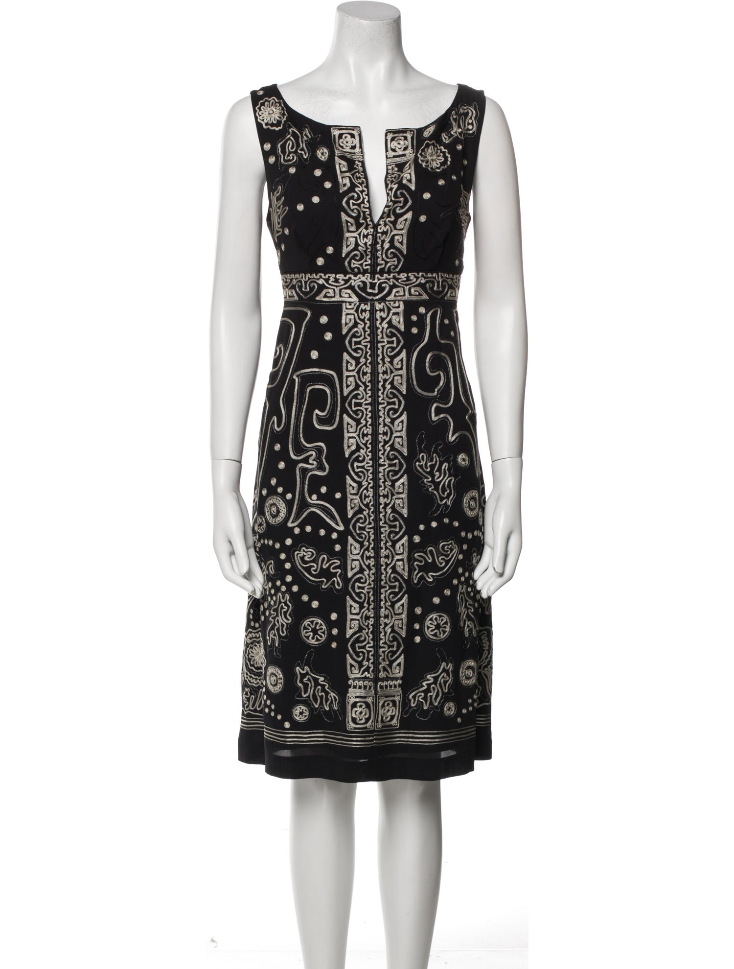 Christian Lacroix Silk Knee-Length Dress