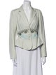 Christian Lacroix Late 2000's - Early 2010's Silk Blazer