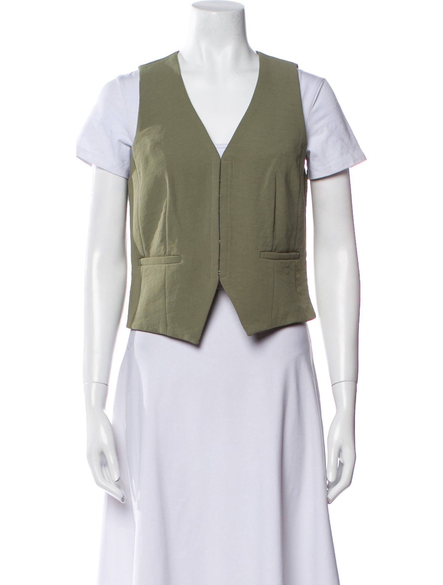 Christian Lacroix V-Neck Short Sleeve Crop Top w/ Tags