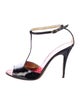 Christian Lacroix Leather T-Strap Pumps