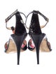 Christian Lacroix Leather T-Strap Pumps