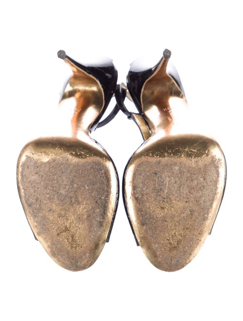 Christian Lacroix Leather T-Strap Pumps