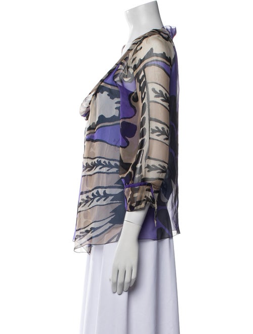Christian Lacroix Silk Printed Blouse