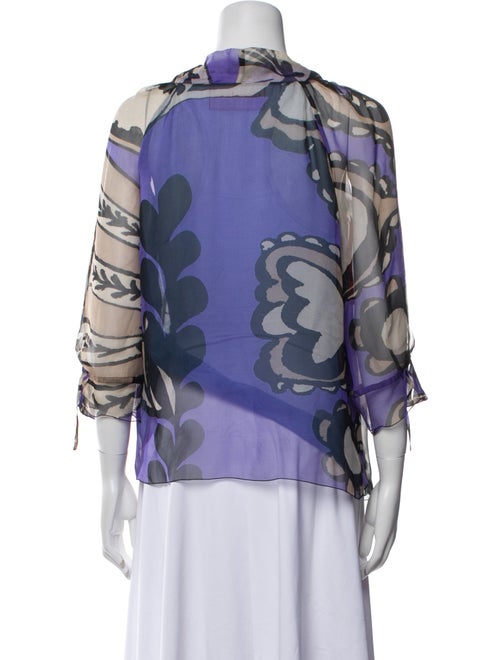 Christian Lacroix Silk Printed Blouse