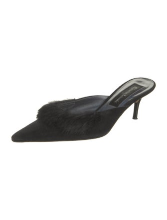 Christian Lacroix Suede Mules