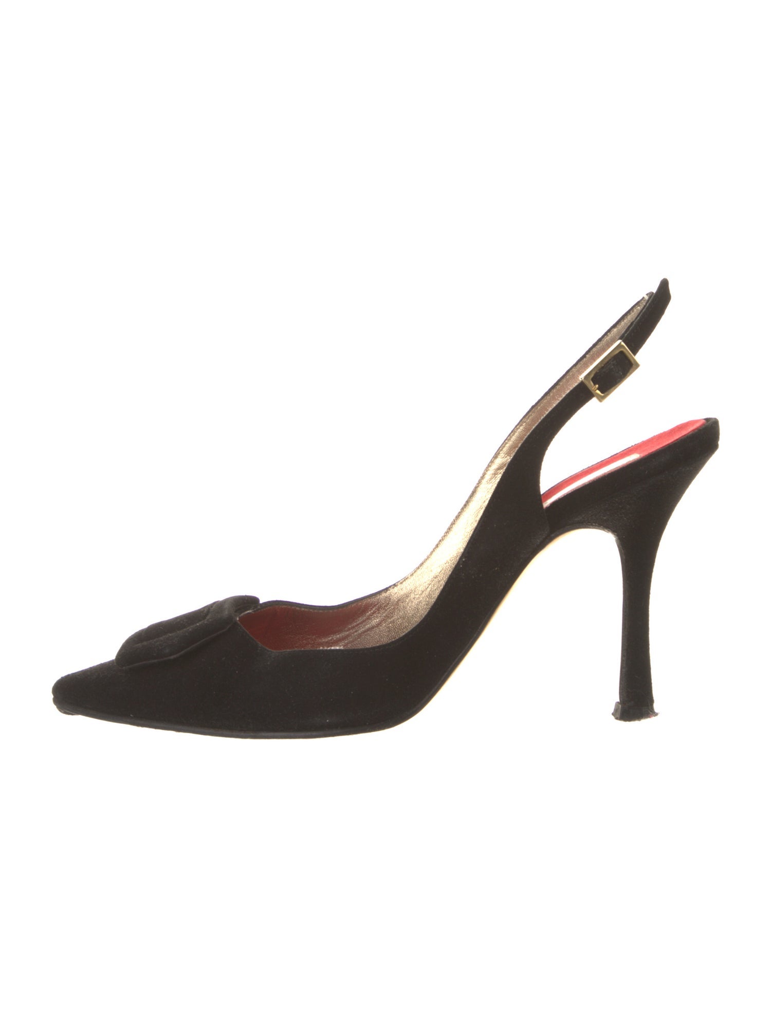 Christian Lacroix Suede Slingback Pumps