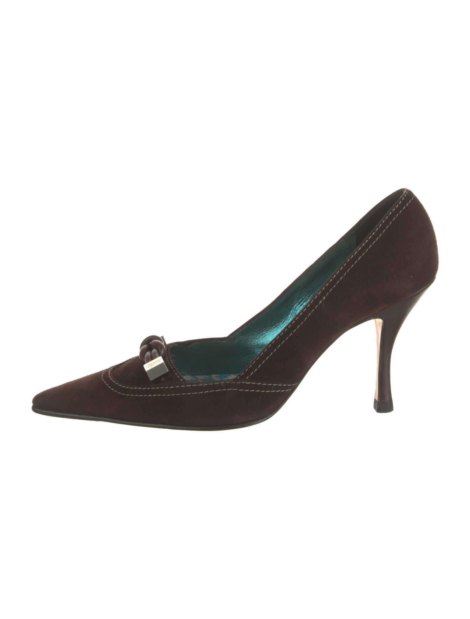 Christian Lacroix Suede Pumps