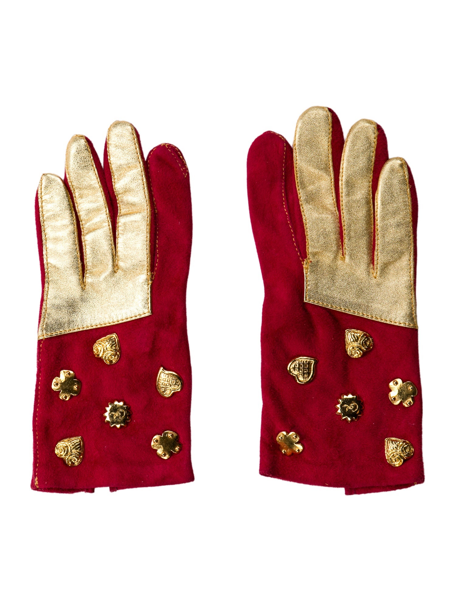 Christian Lacroix Vintage Cuir Winter Gloves