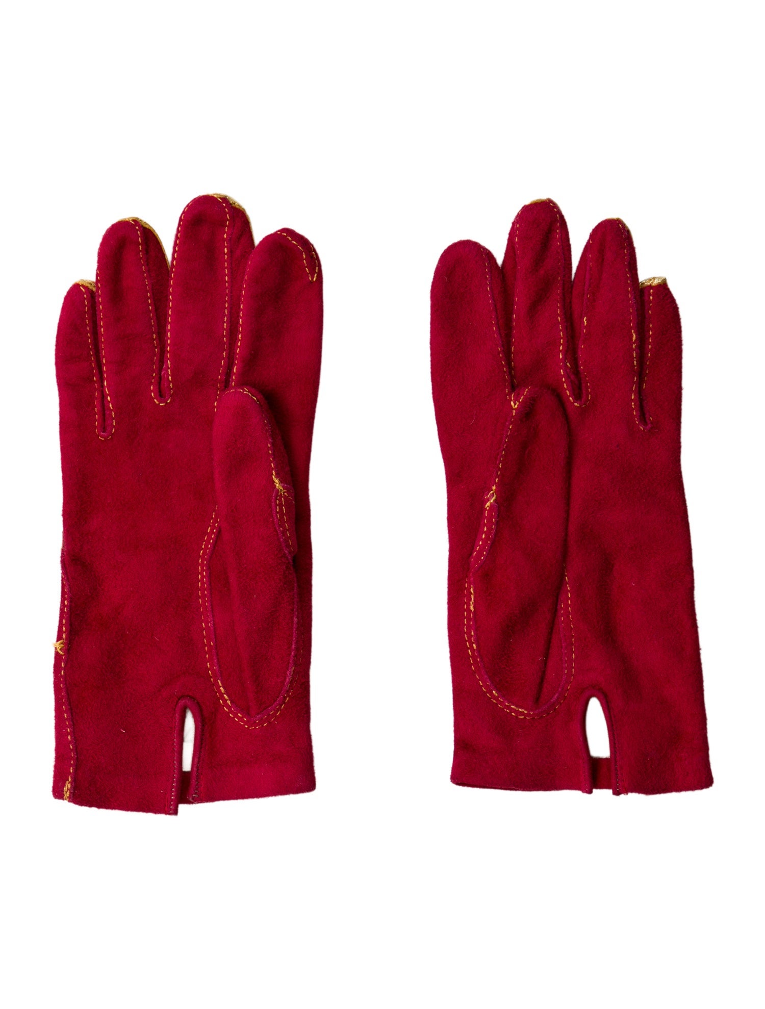 Christian Lacroix Vintage Cuir Winter Gloves