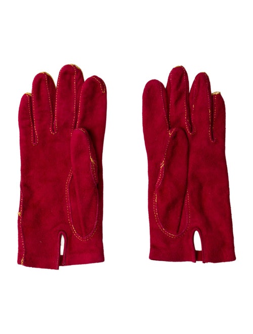 Christian Lacroix Vintage Cuir Winter Gloves