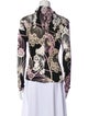 Christian Lacroix Silk Floral Print Sweatshirt