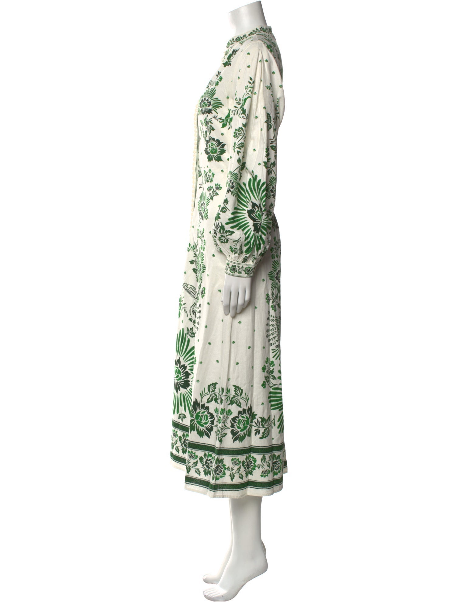Christian Lacroix Floral Print Long Dress