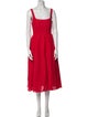 Christian Lacroix Square Neckline Midi Length Dress