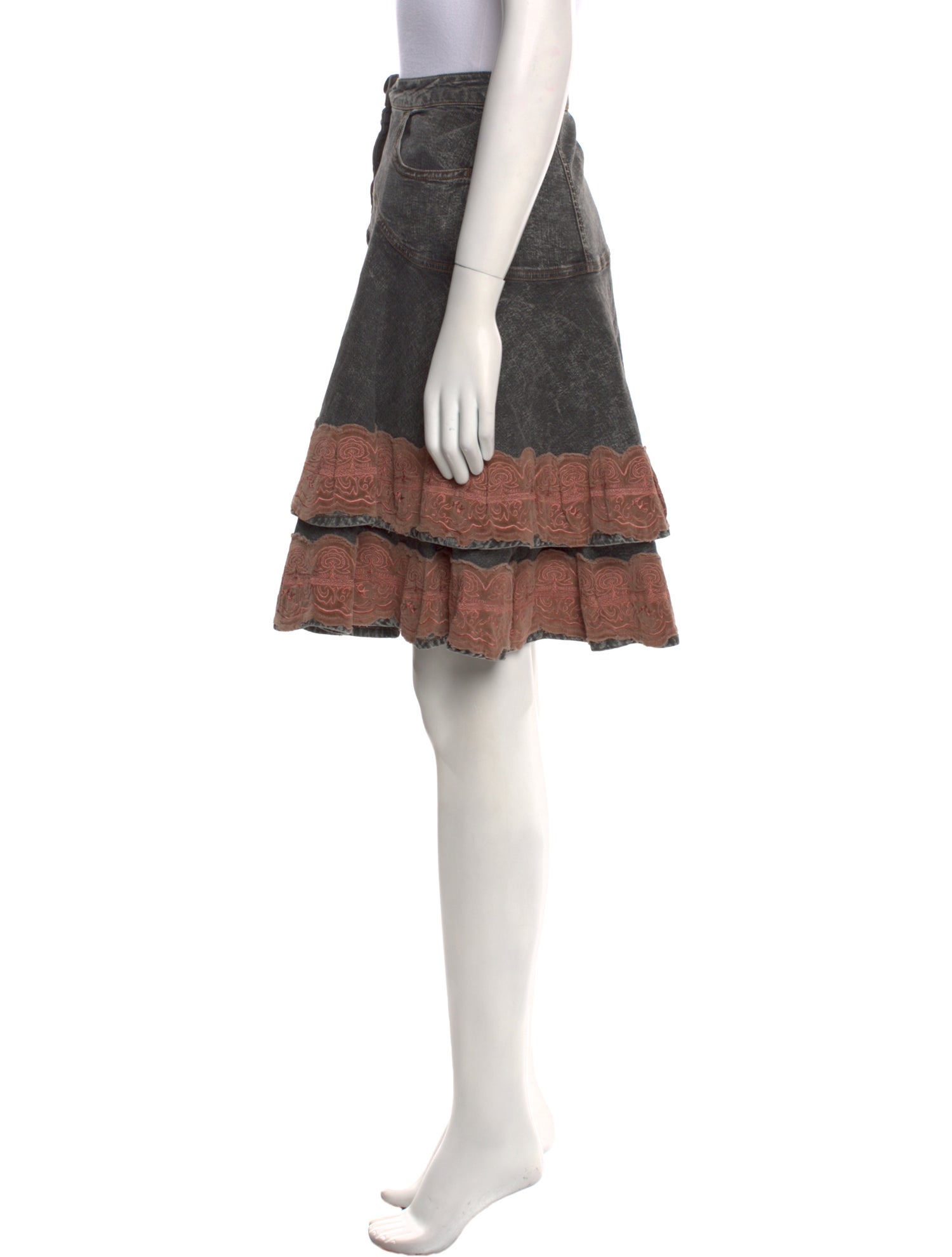 Christian Lacroix Vintage Knee-Length Skirt