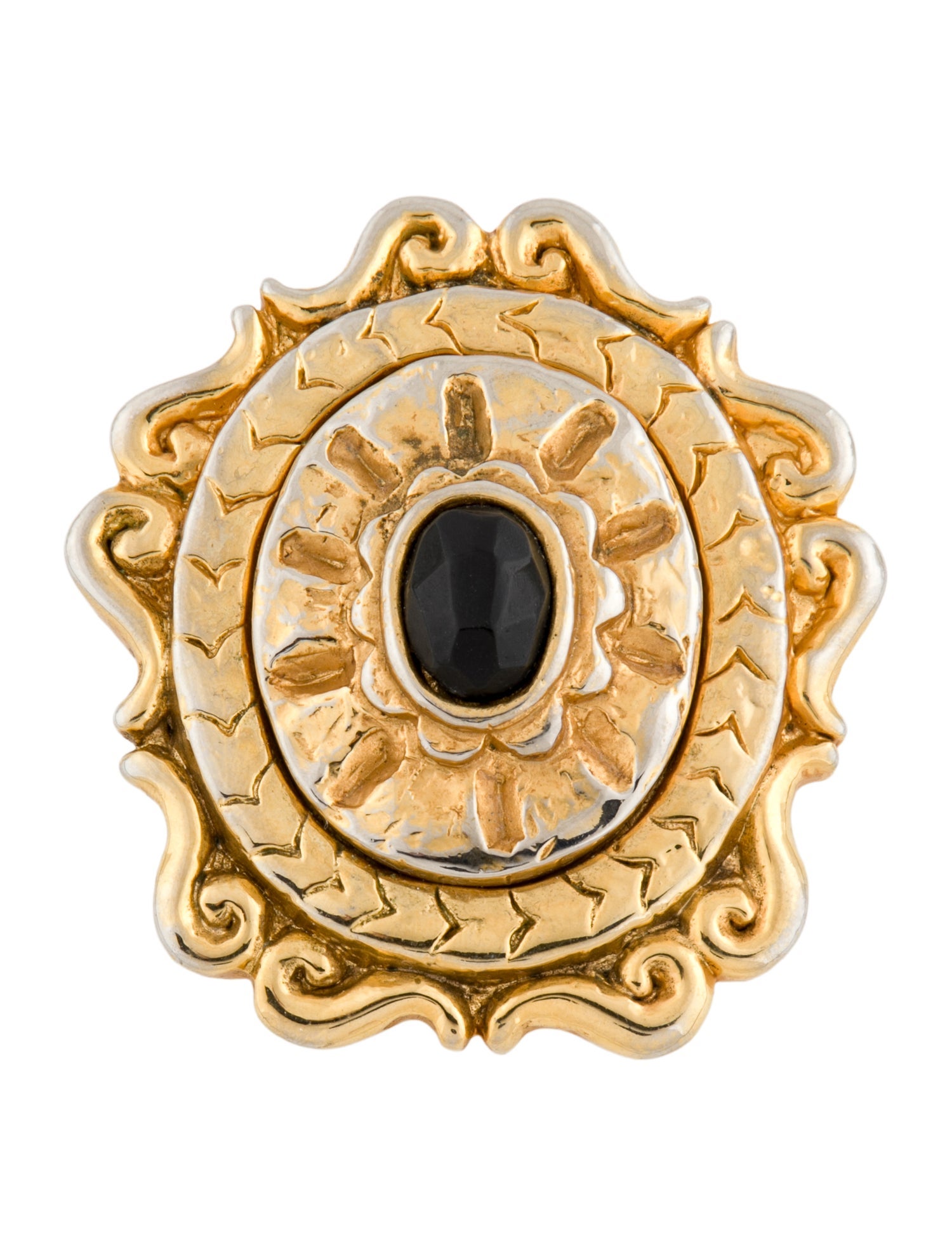 Christian Lacroix Vintage Crystal Pin Brooch