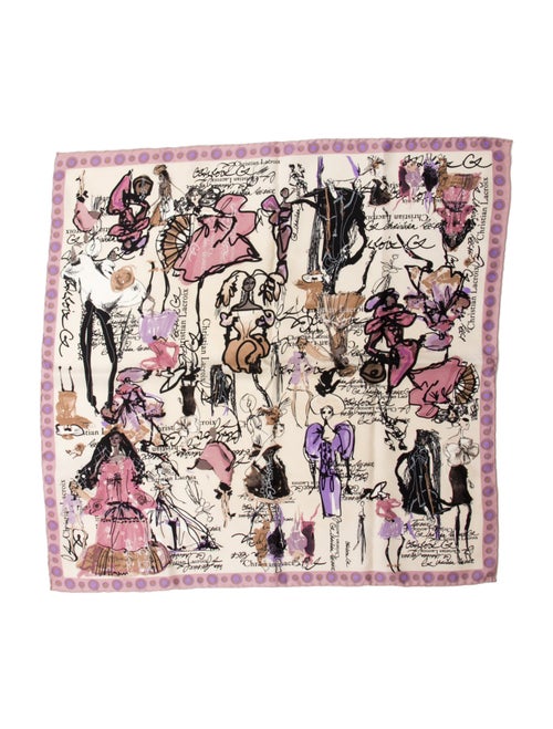 Christian Lacroix Silk Printed Scarf