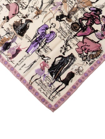 Christian Lacroix Silk Printed Scarf