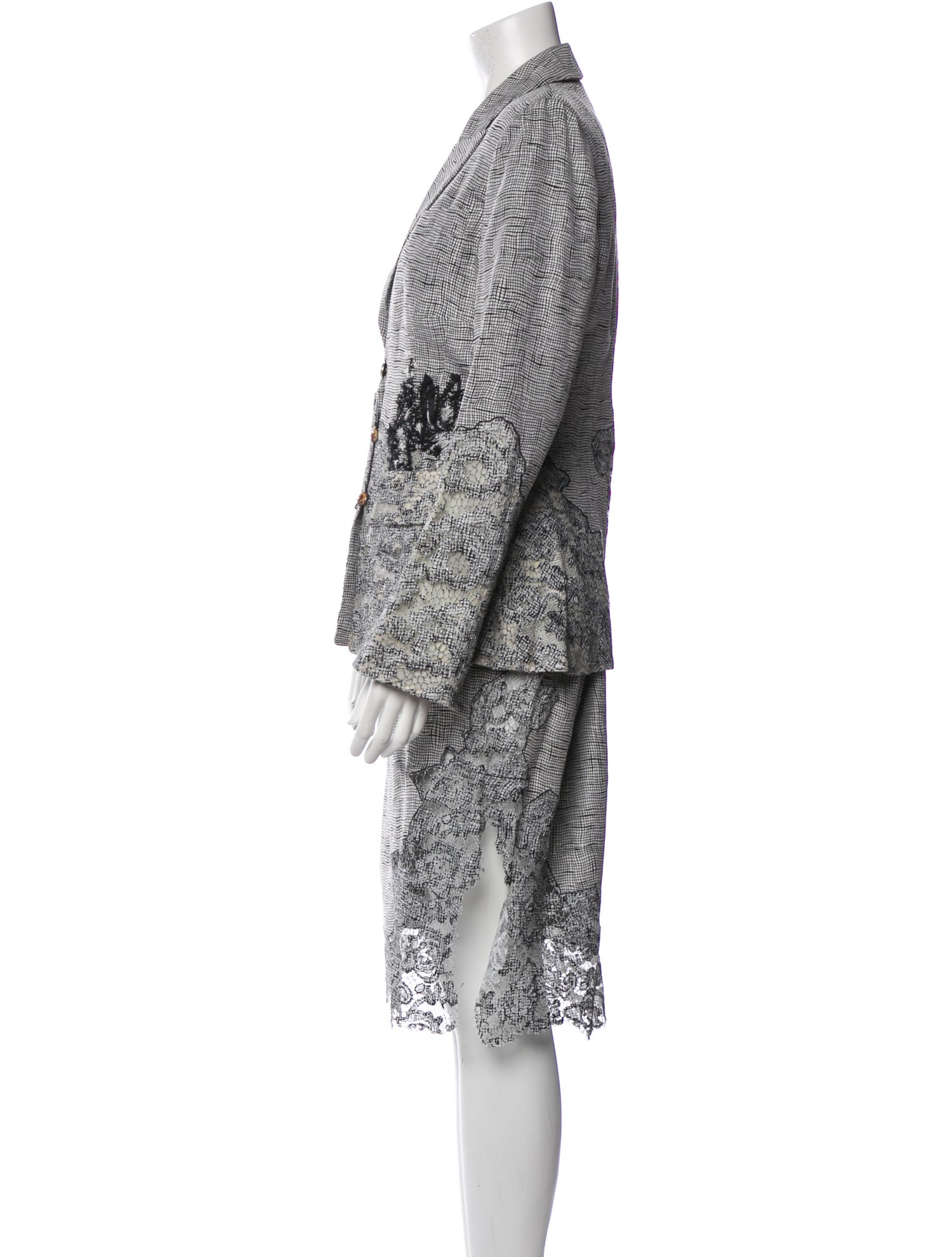 Christian Lacroix Vintage Late 1990's - Early 2000's Skirt Suit