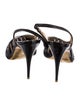 Christian Lacroix Leather Trim Embellishment Slingback Pumps
