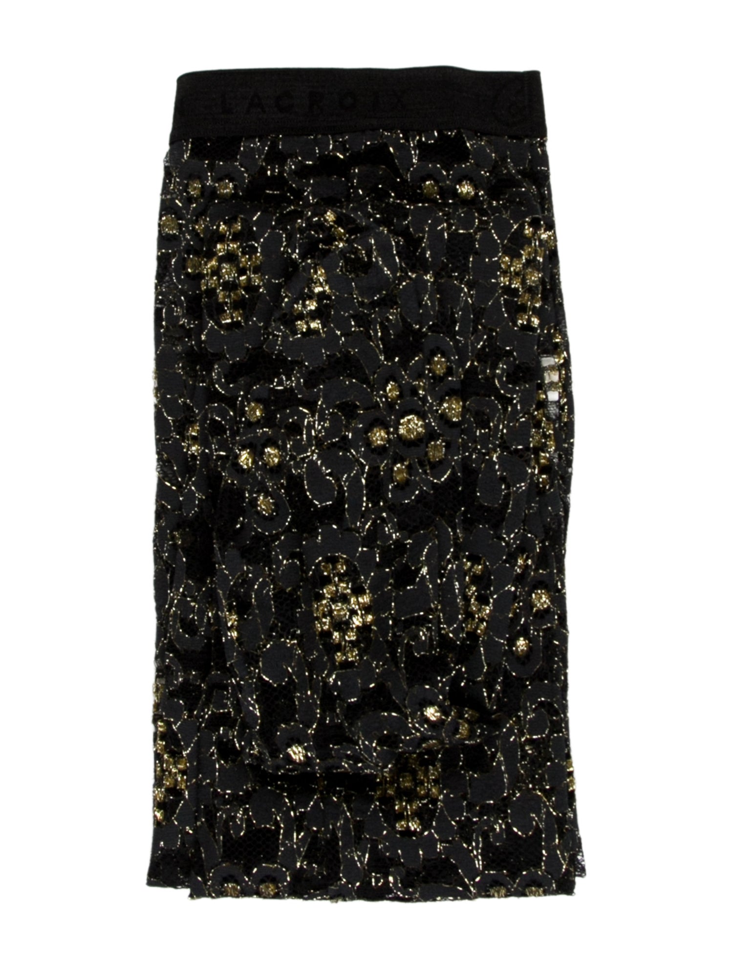 Christian Lacroix Floral Print Skinny Leg Pants