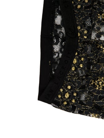 Christian Lacroix Floral Print Skinny Leg Pants