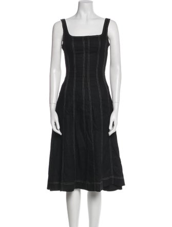 Christian Lacroix Linen Midi Length Dress