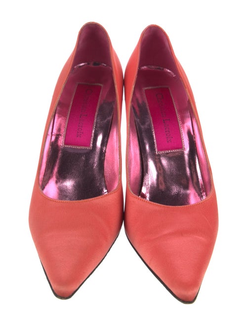 Christian Lacroix Satin Pumps