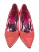 Christian Lacroix Satin Pumps