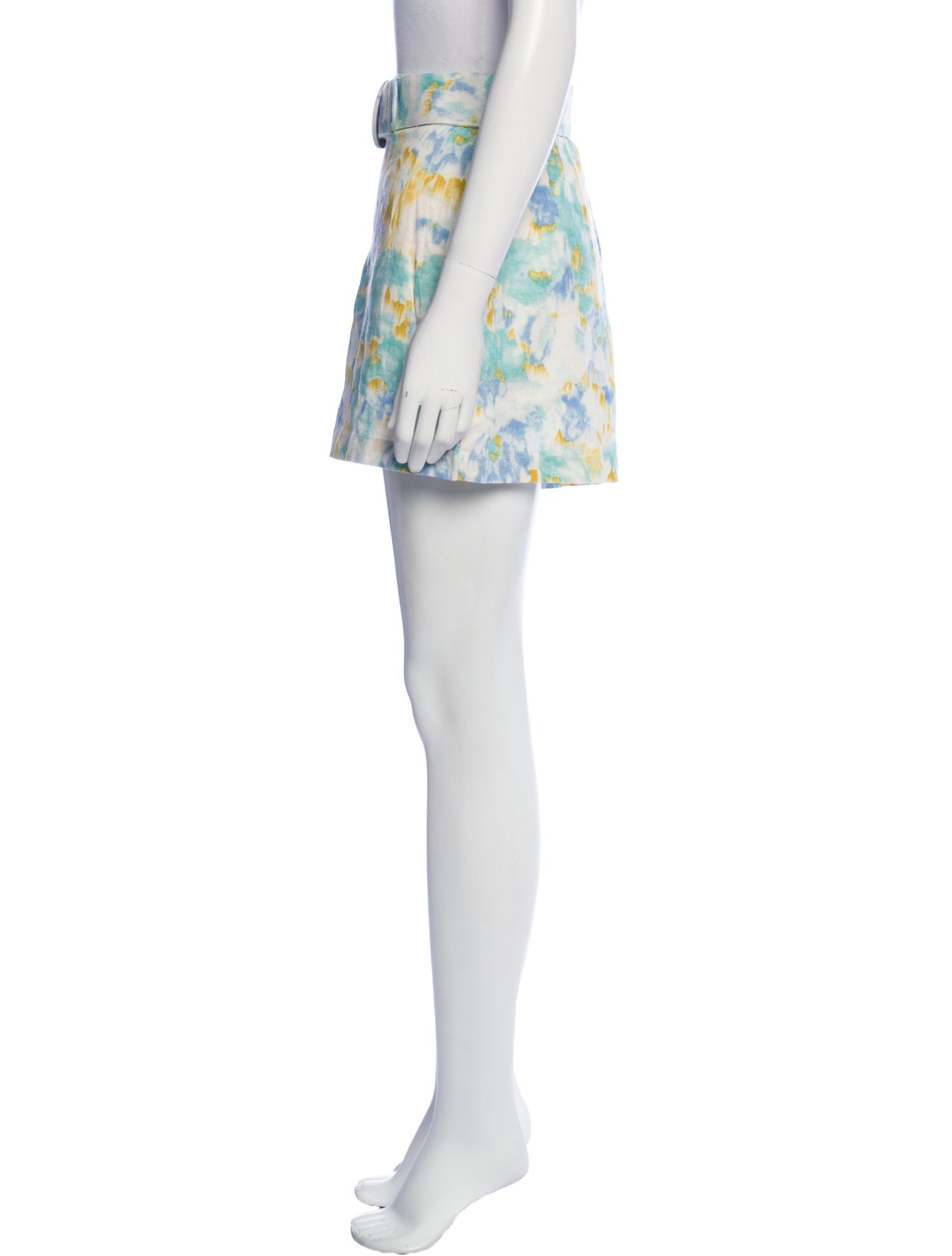 Christian Lacroix Linen Mini Shorts