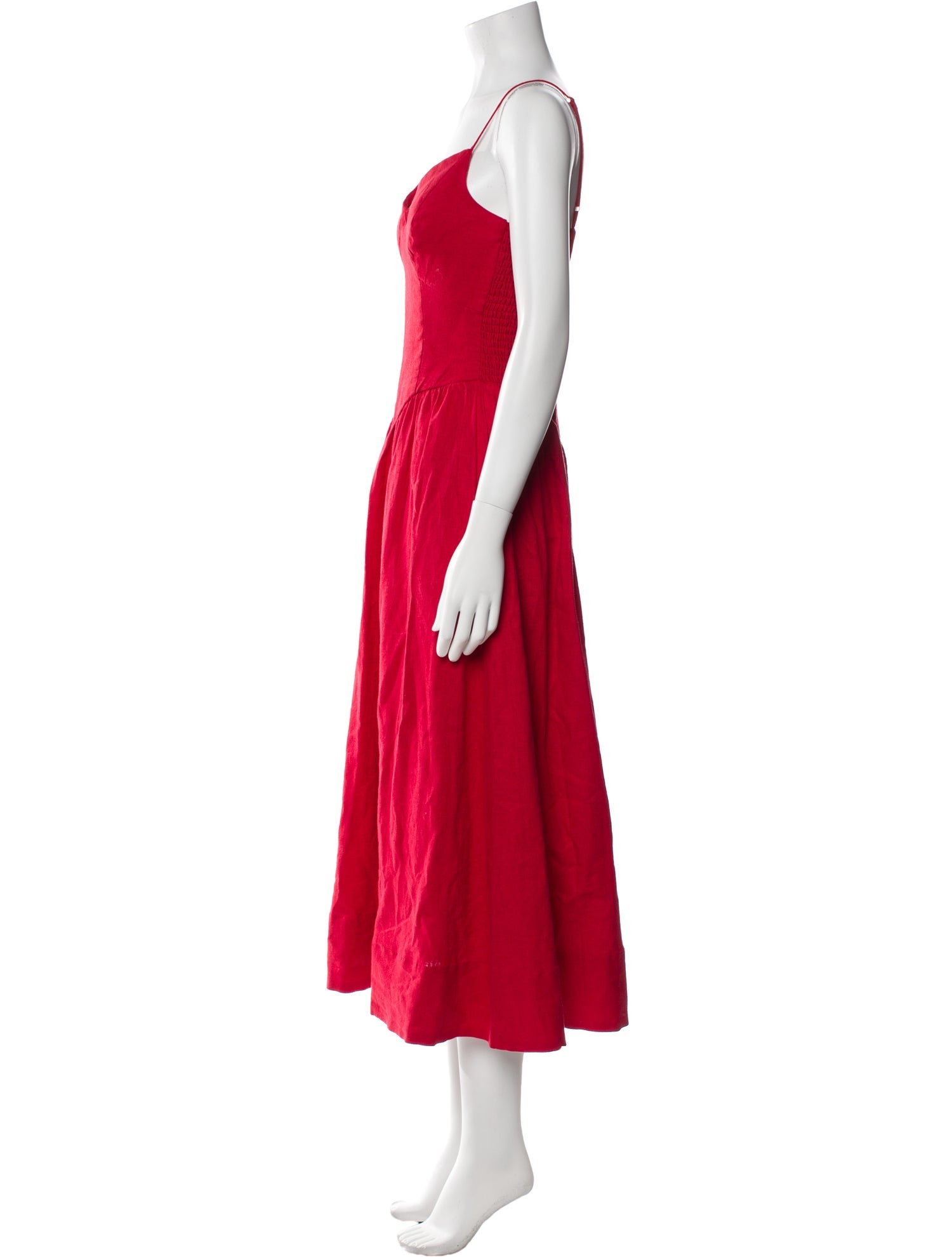 Christian Lacroix V-Neck Midi Length Dress
